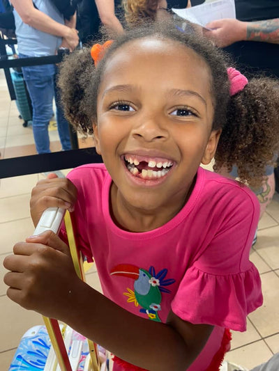 And she lost another one!! Lol 🦷🦷