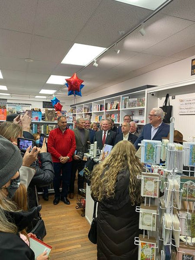We officially have a local book store in our town!