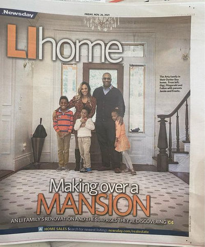 We made the cover of Newsday LIhome!! ❤️