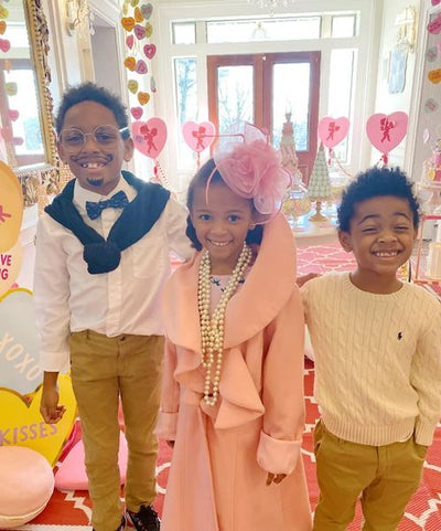 Not house related but I had to share my kids 100 days of school pictures!! Lol
