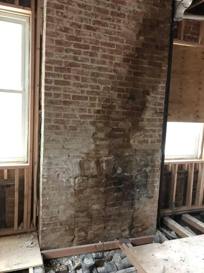This is one of the fireplaces that survived a house fire in 1856 in our home!